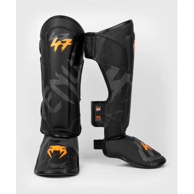 Venum S47 Shinguards Schwarz-Orange