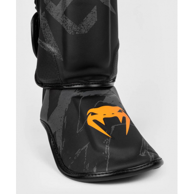 Venum S47 Shinguards Schwarz-Orange