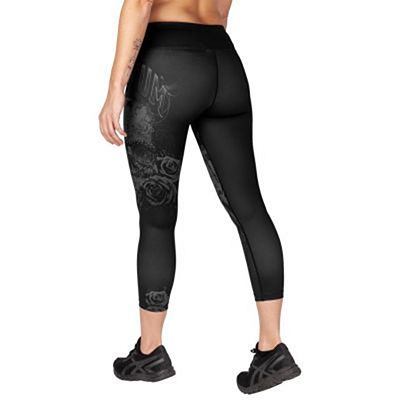 Venum Santa Muerte 3.0 Leggings Crops Svart-Grå