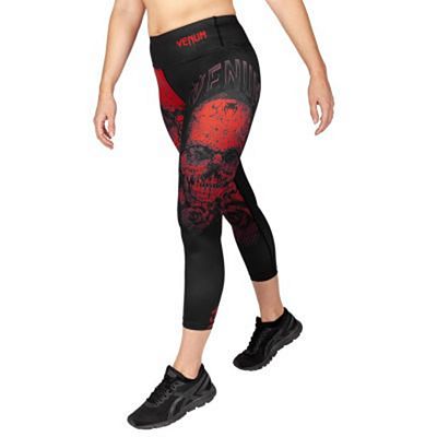 Venum Santa Muerte 3.0 Leggings Crops Negro-Rojo
