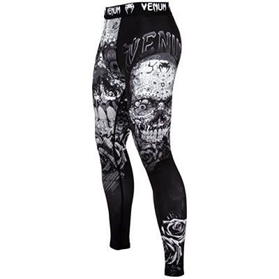 Venum Santa Muerte 3.0 Spats Nero-Bianco