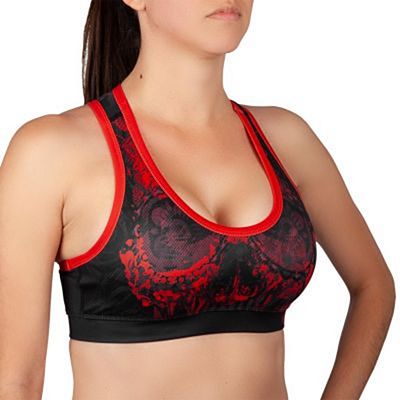 Venum Santa Muerte 3.0 Sport Bra Rosso