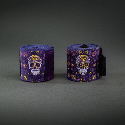 Venum Santa Muerte Handwraps 450cm Morado