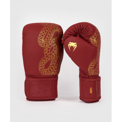 Venum Serpenti Boxing Gloves Vermelho-Dourado