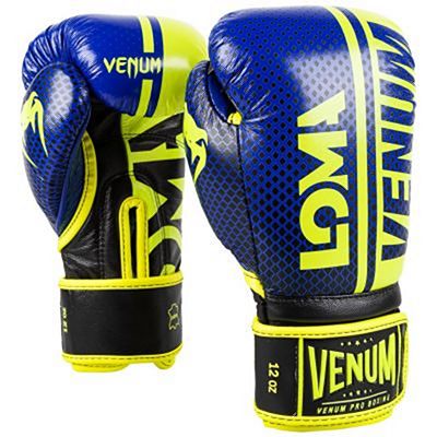 Venum Shield Pro Boxing Gloves Loma Edition Velcro Blu-Giallo