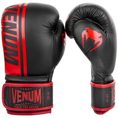 Venum Shield Pro Boxing Gloves Velcro Noir-Rouge