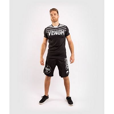 Venum Signature Dry Tech T-shirt Nero-Bianco