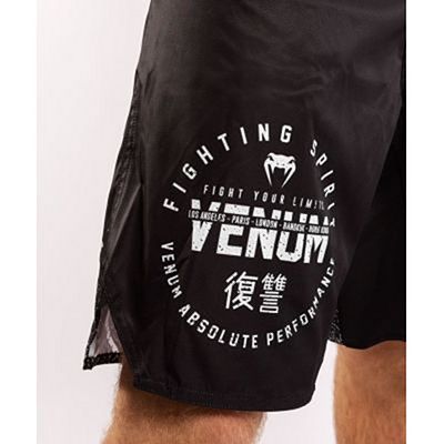 Venum Signature Fightshorts Nero-Bianco