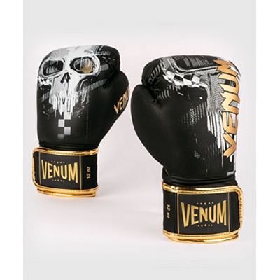 Venum Skull Boxing Gloves Black