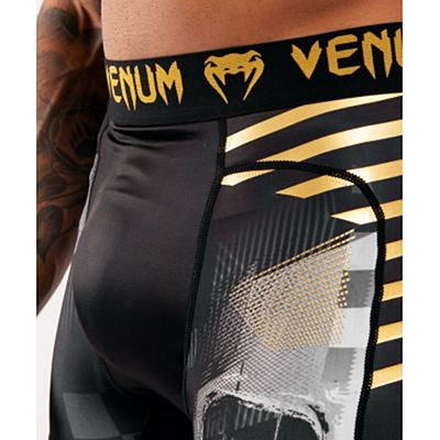 Venum Skull Compression Shorts Schwarz