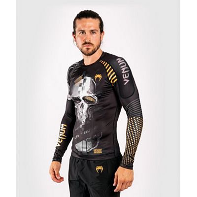 Venum Skull Rashguard LS Preto