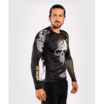 Venum Skull Rashguard LS Noir