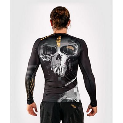 Venum Skull Rashguard LS Preto