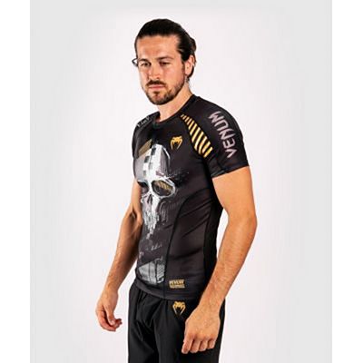 Venum Skull Rashguard SS Nero