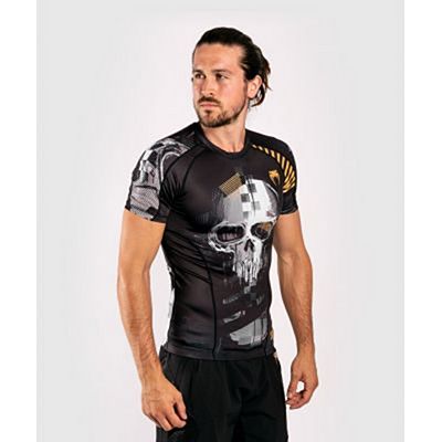Venum Skull Rashguard SS Nero
