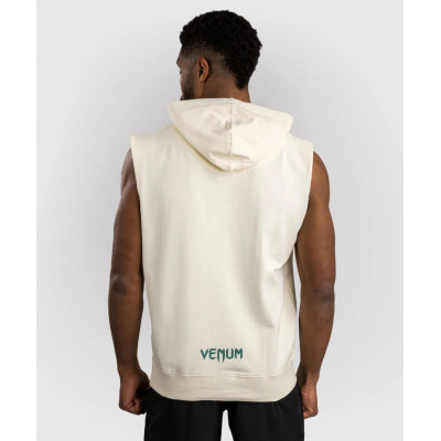 Venum Sparring Sleeveless Hoodies Blanco