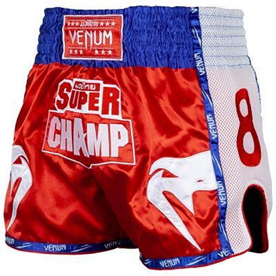 Venum Super Champ Muay Thai Shorts Piros