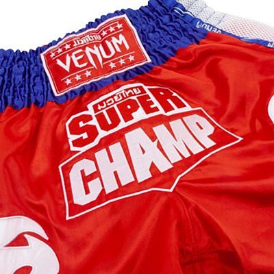 Venum Super Champ Muay Thai Shorts Rojo