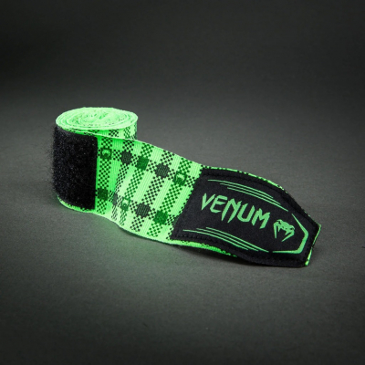 Bendaggi da Boxe 400 cm Venum Tartan Verde