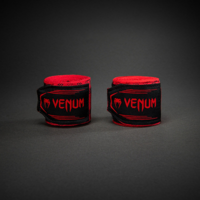 Vendas de Boxeo 450 cm Venum Tartan Rojo