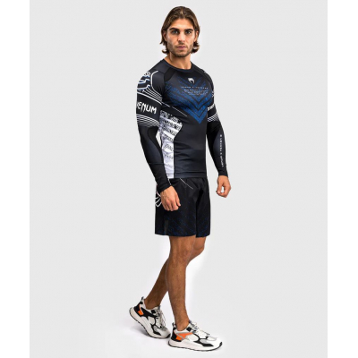Venum Tekken 8 Jin Kazama Rashguard Azul-Negro