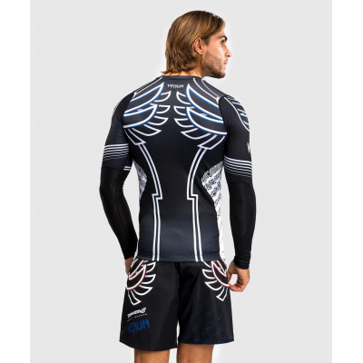 Venum Tekken 8 Jin Kazama Rashguard Azul-Negro