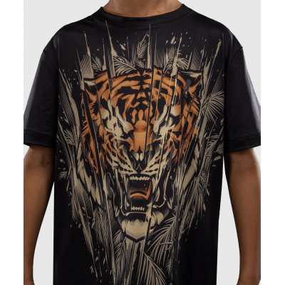 Venum Tiger Kids Dry Tech TShirt Black
