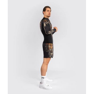 Venum Tiger Mens Long Sleeve Rashguard Negro