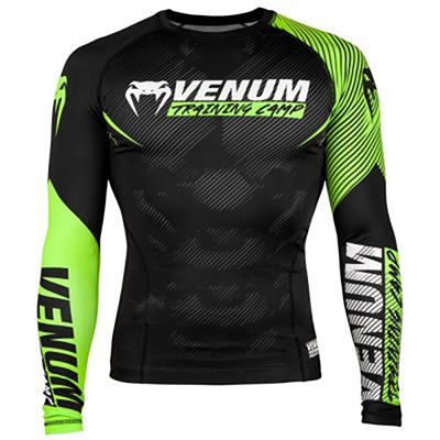 Venum Training Camp 2.0 Rashguard Svart-Gul