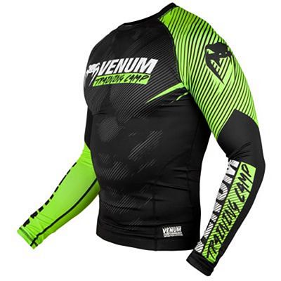 Venum Training Camp 2.0 Rashguard Preto-Amarelo