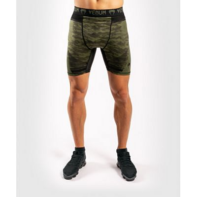 Venum Trooper Compression Shorts Vert-Noir