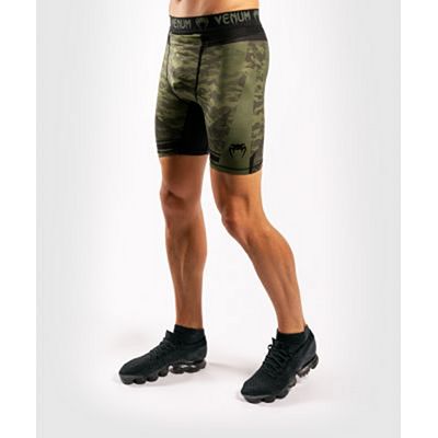 Venum Trooper Compression Shorts Green-Black