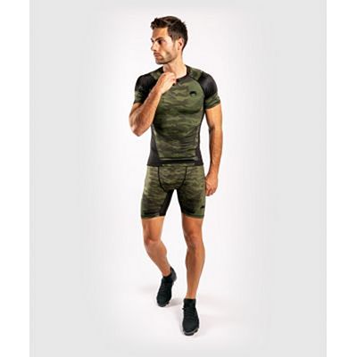 Venum Trooper Compression Shorts Green-Black