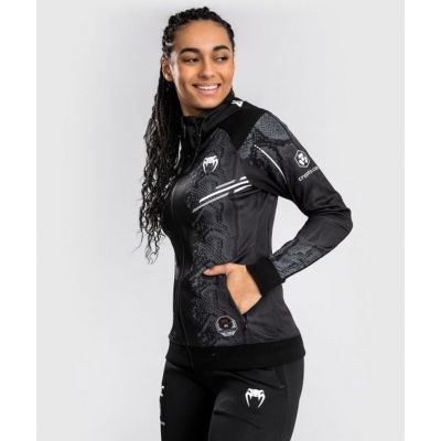 Venum UF Adrenaline Authentic Fight Night Women Walkout Hoodie Preto-Branco