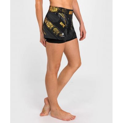 Venum UFC Adrenaline Authentic Fight Night Women Fight Short Negro-Oro