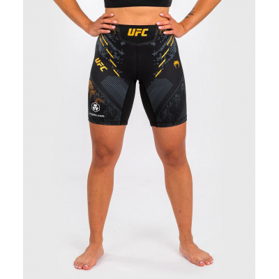 Venum UFC Adrenaline Authentic Fight Night Women Vale Tudo Short - Long Fit Nero-Oro