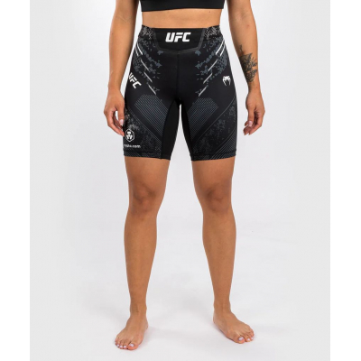 Venum UFC Adrenaline Authentic Fight Night Women Vale Tudo Short - Long Fit Negro-Blanco