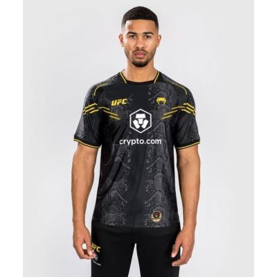 Venum UFC Adrenaline Authentic Night Men Walkout Jersey Negro-Oro