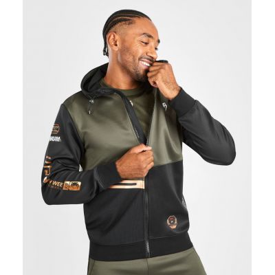 Venum UFC Adrenaline Fight Week Men Zip Hoodie Zöld-Bronz