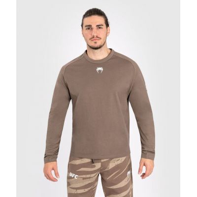 Venum UFC Adrenaline Fight Week T-Shirt Long Sleeves Marron