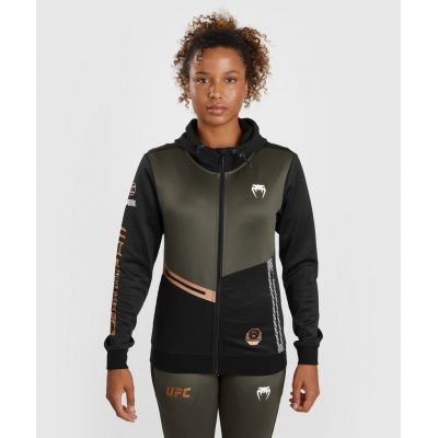 Venum UFC Adrenaline Fight Week Women Zip Hoodie Zöld-Bronz