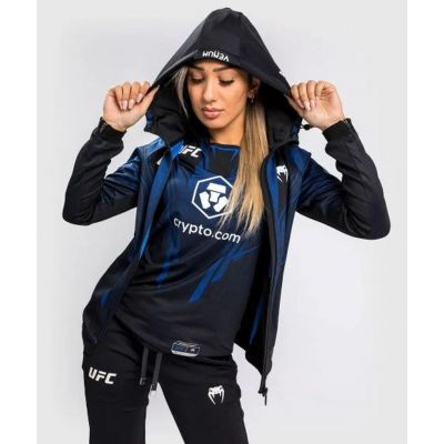 Venum Ufc Authentic Fight Night 2.0 Kit Womens Walkout Hoodie Blau-Schwarz