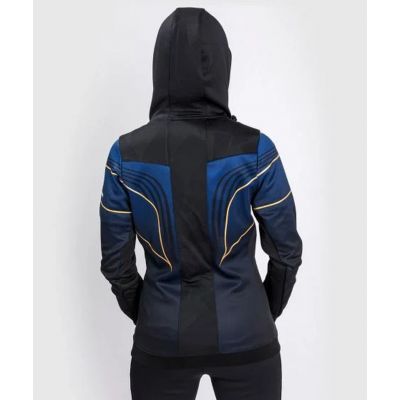 Venum Ufc Authentic Fight Night 2.0 Kit Womens Walkout Hoodie Azul-Dourado