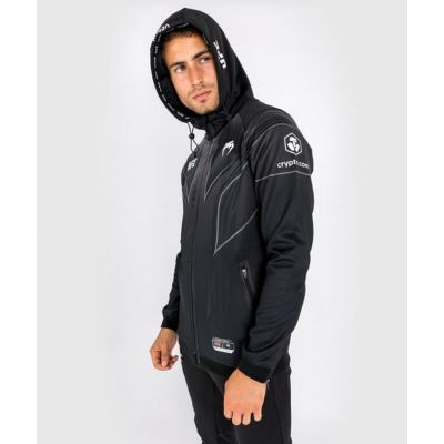 Venum UFC Authentic Fight Night 2.0 Mens Walkout Hoodie Schwarz