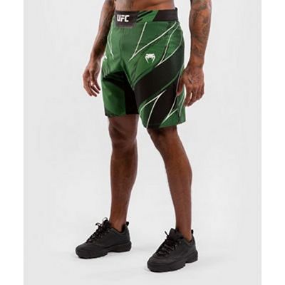 Venum UFC Authentic Fight Night Mens Shorts Long Fit Green