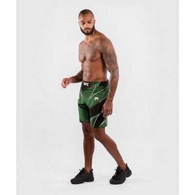 Venum UFC Authentic Fight Night Mens Shorts Long Fit Green