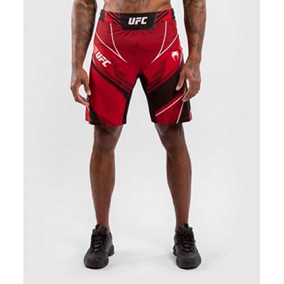 Venum UFC Authentic Fight Night Mens Shorts Long Fit Piros