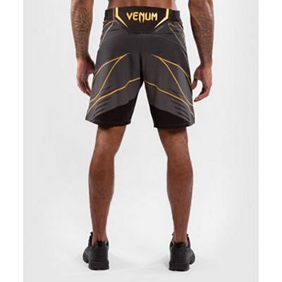 Venum UFC Authentic Fight Night Mens Shorts Long Fit Champion Black-Gold
