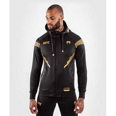 Venum UFC Authentic Fight Night Men's Walkout Hoodie - Champion Schwarz