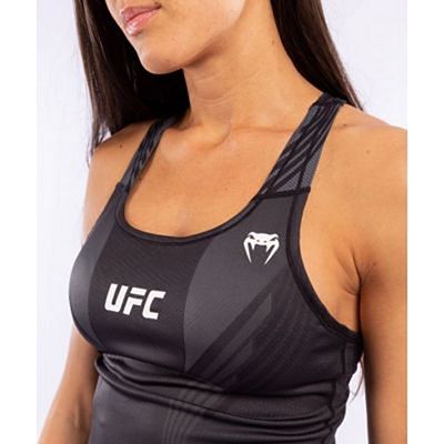 Venum UFC Authentic Fight Night Women Fitted Tank With Shelf Bra Preto